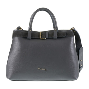 Borsa a mano da donna Made in Italy - Modello Lumina Chic - 100% pelle - 37.0 x 25.0 x 12.0 cm