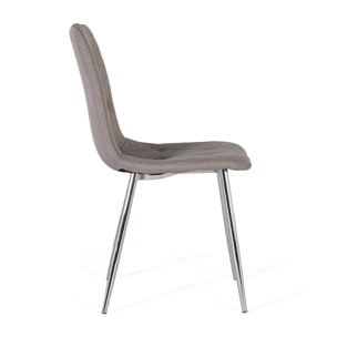 Silla de Tela 57 Cm Estilo Contemporáneo