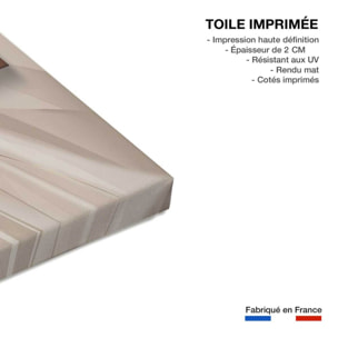 Tableau bouquet de fleurs éternelles - 80x50 cm Toile imprimée