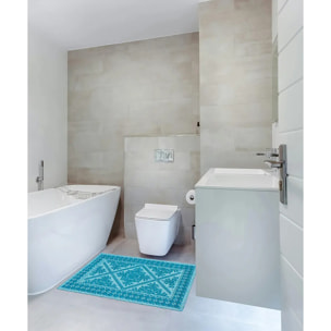 Tappeto Sardo Turchese Ingresso Cucina Bagno