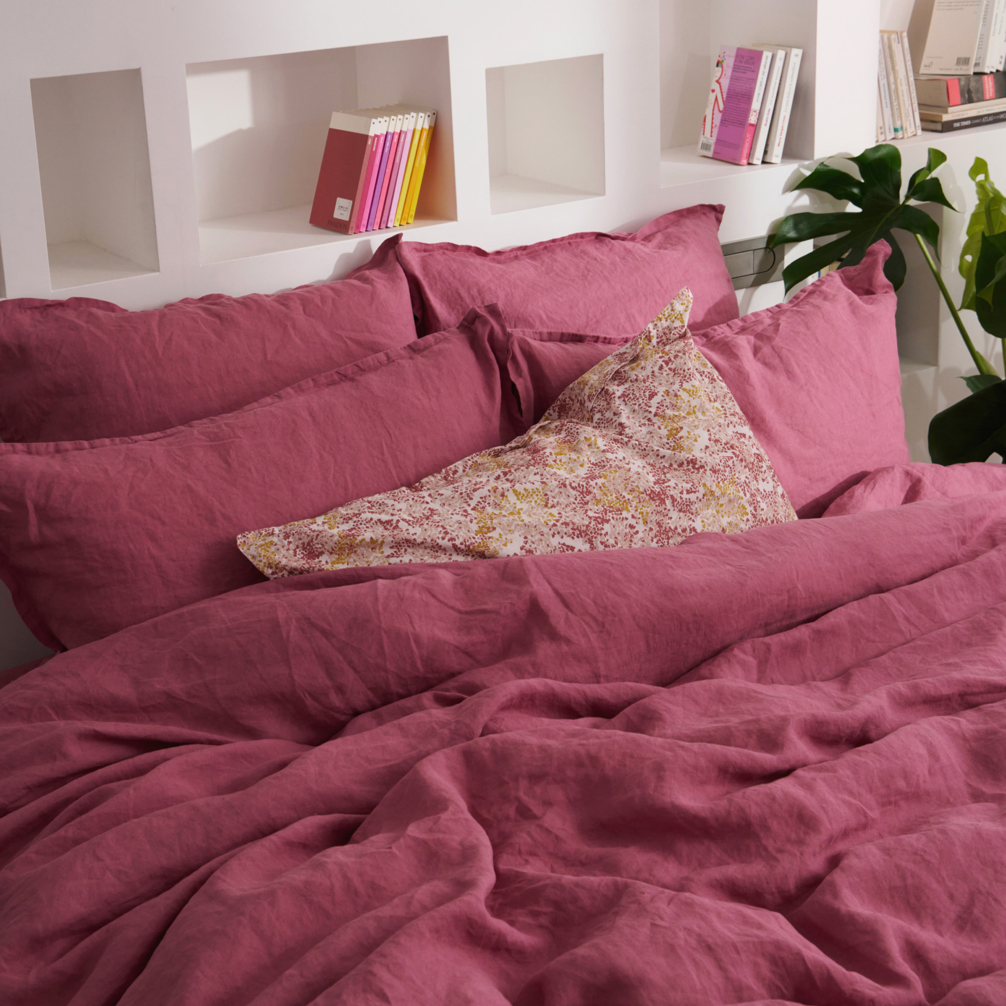 Taie d'oreiller en percale de coton, BRUME