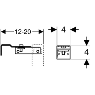 Kit de montage pré-mural DuofixBasic (111.839.00.1)