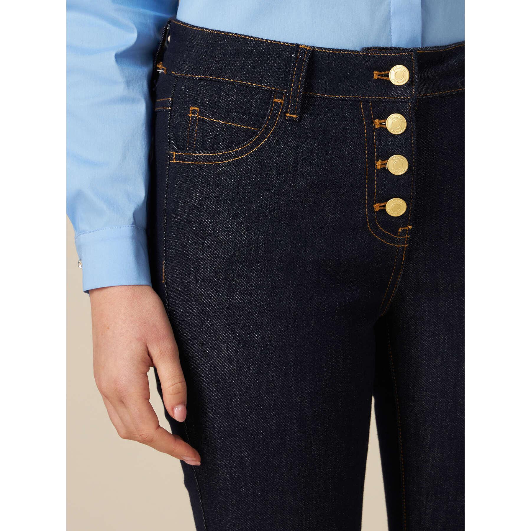 Oltre - Vaqueros skinny azul oscuro - Azul