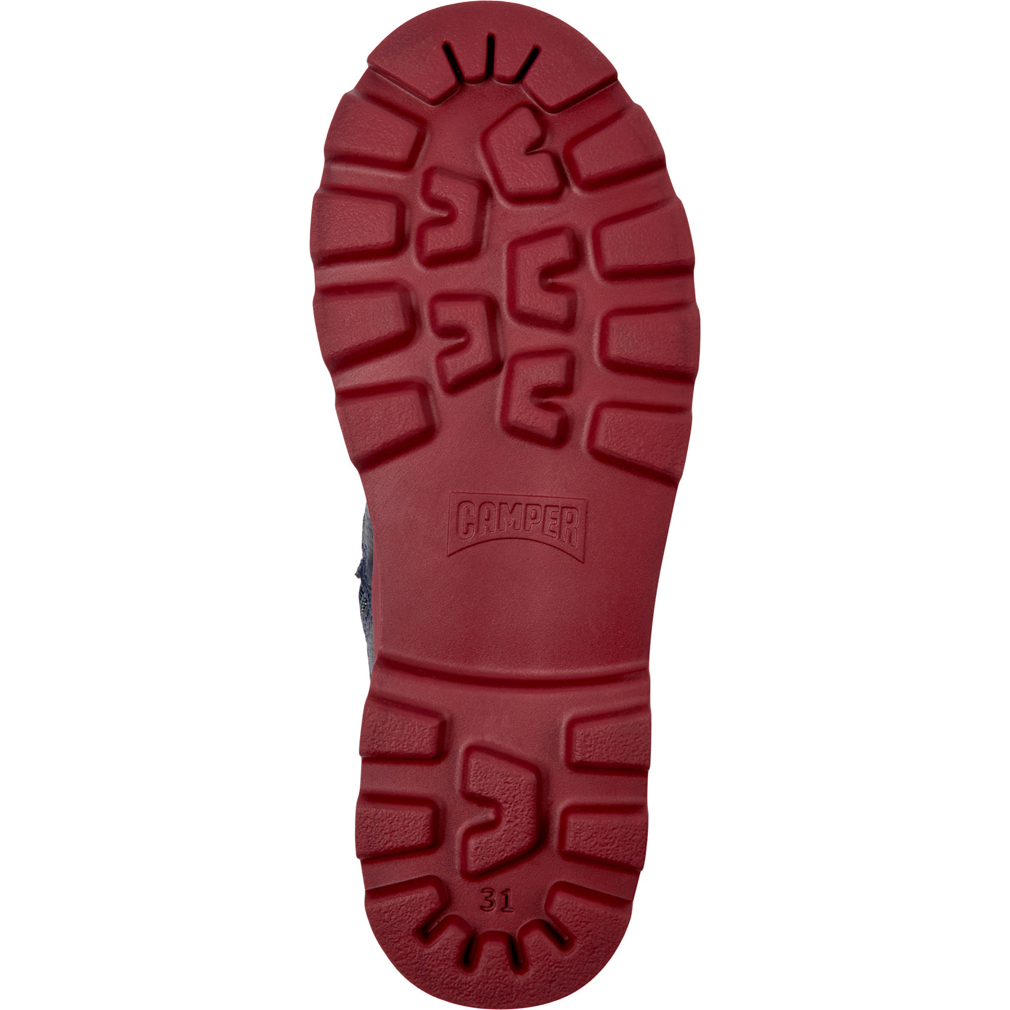 Botines - CAMPER Brutus - Azul - Tejido técnico / Piel lisa