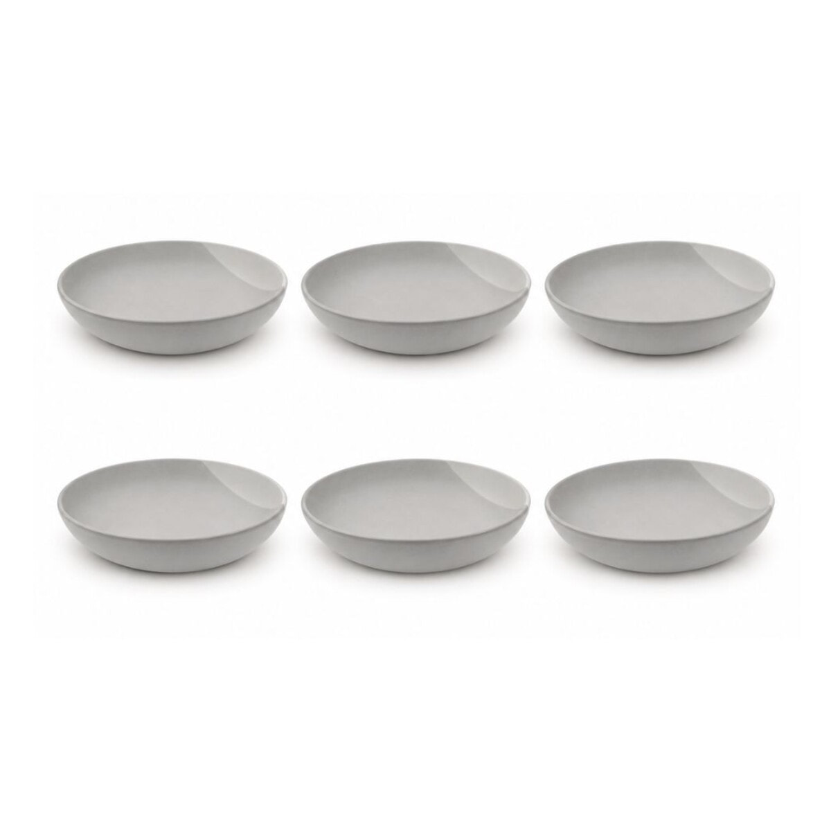 Lot de 6 assiettes creuses, TERRE DE SIENNE