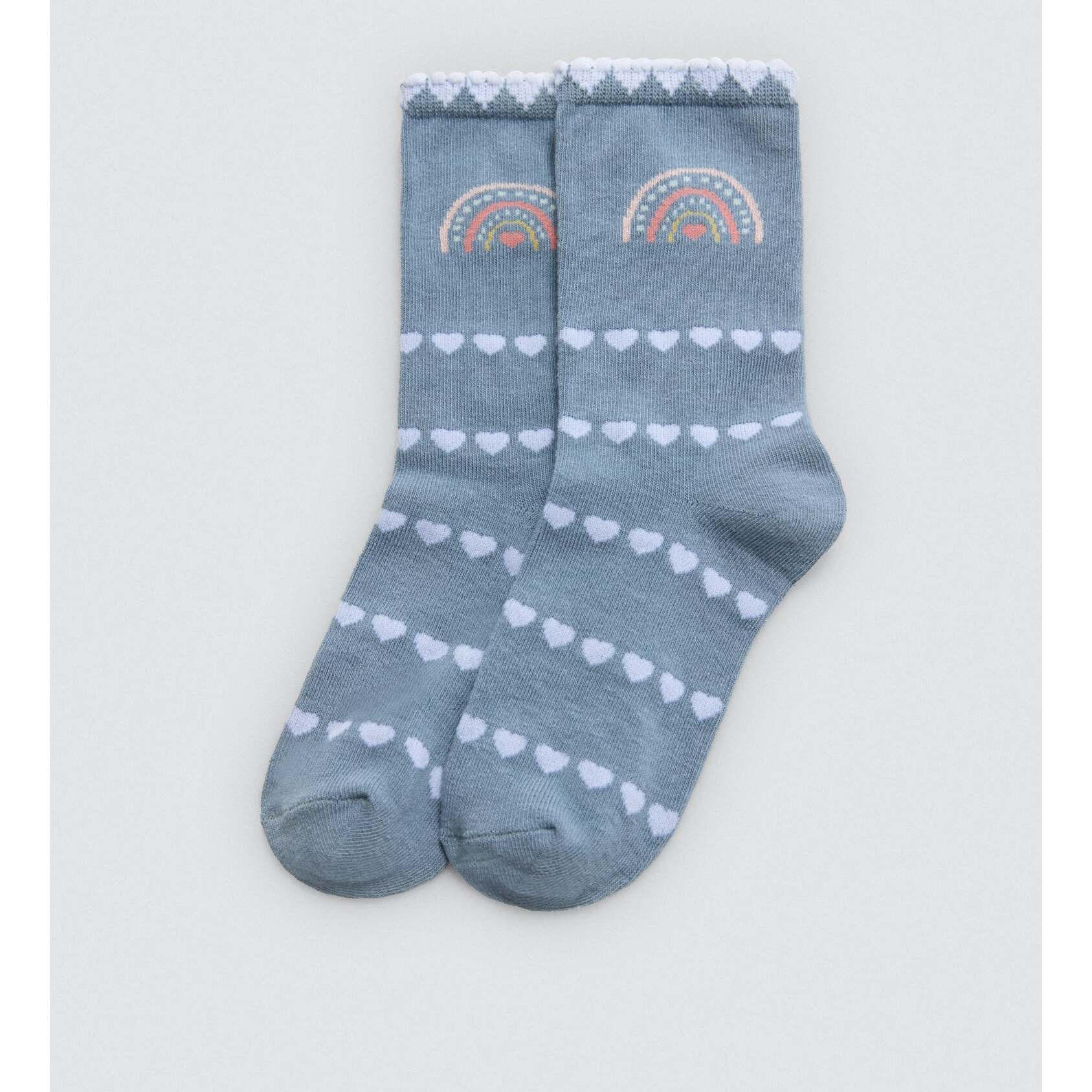 Confezione da 4 calzini stampati con unicorno per bambini