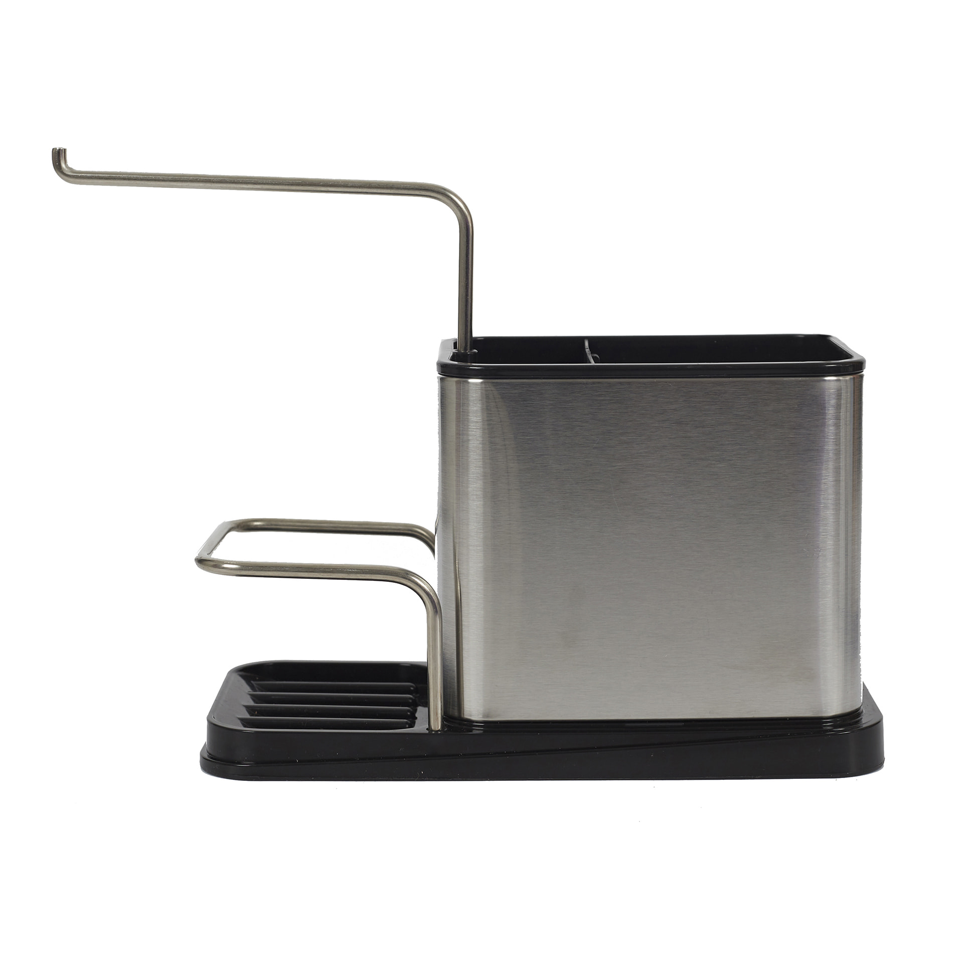 Porte Eponge Et Brosse Inox 22x10x13cm