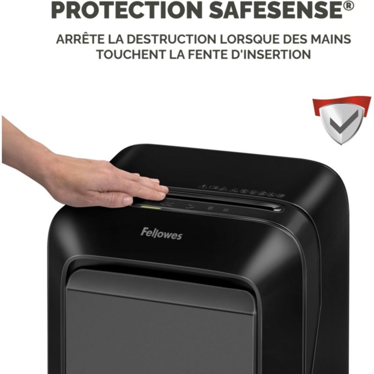 Destructeur FELLOWES MICROSHRED LX210 NOIR