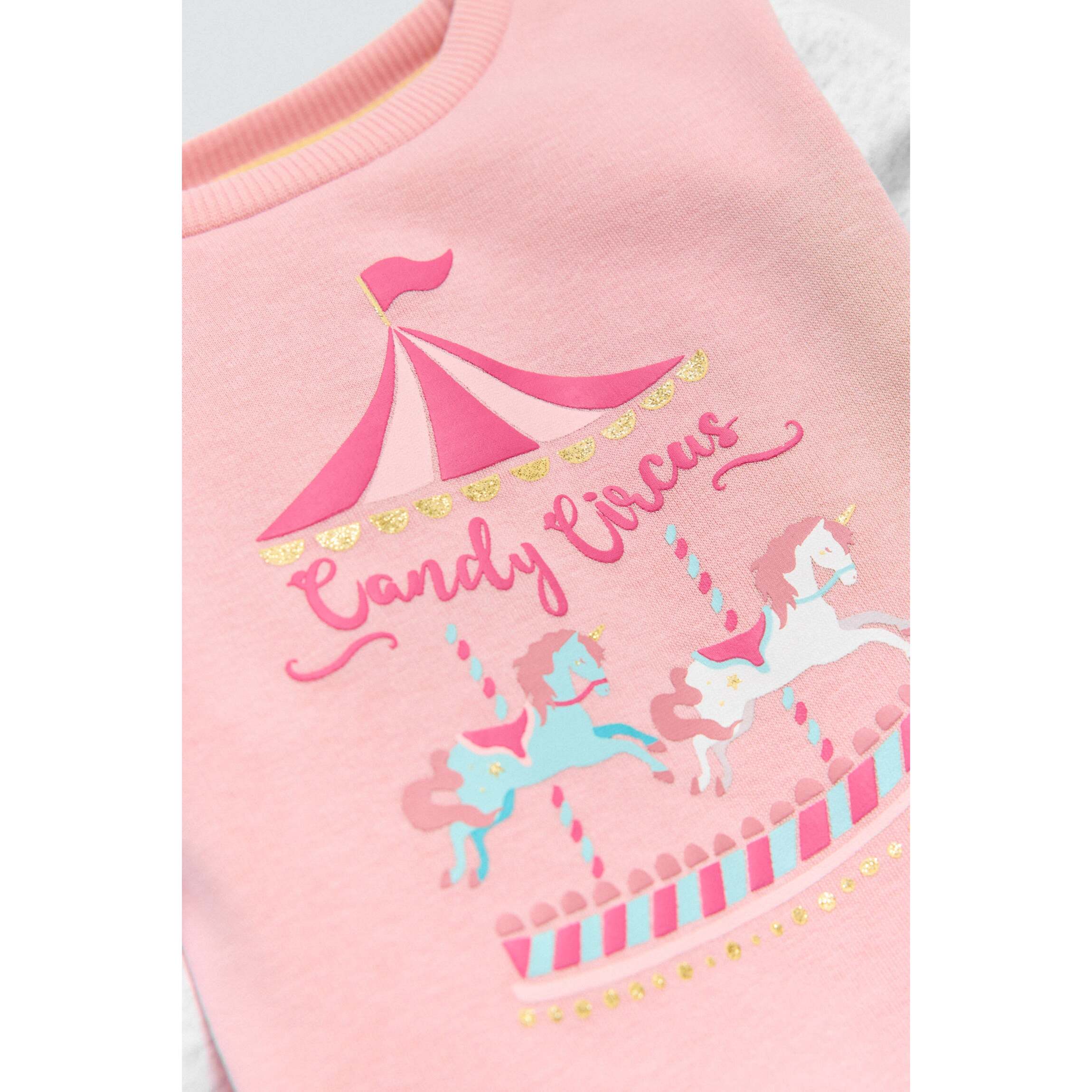 Felpa e jogger per neonato Candy Circus