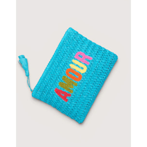 Bolso de mano azul - Monamour