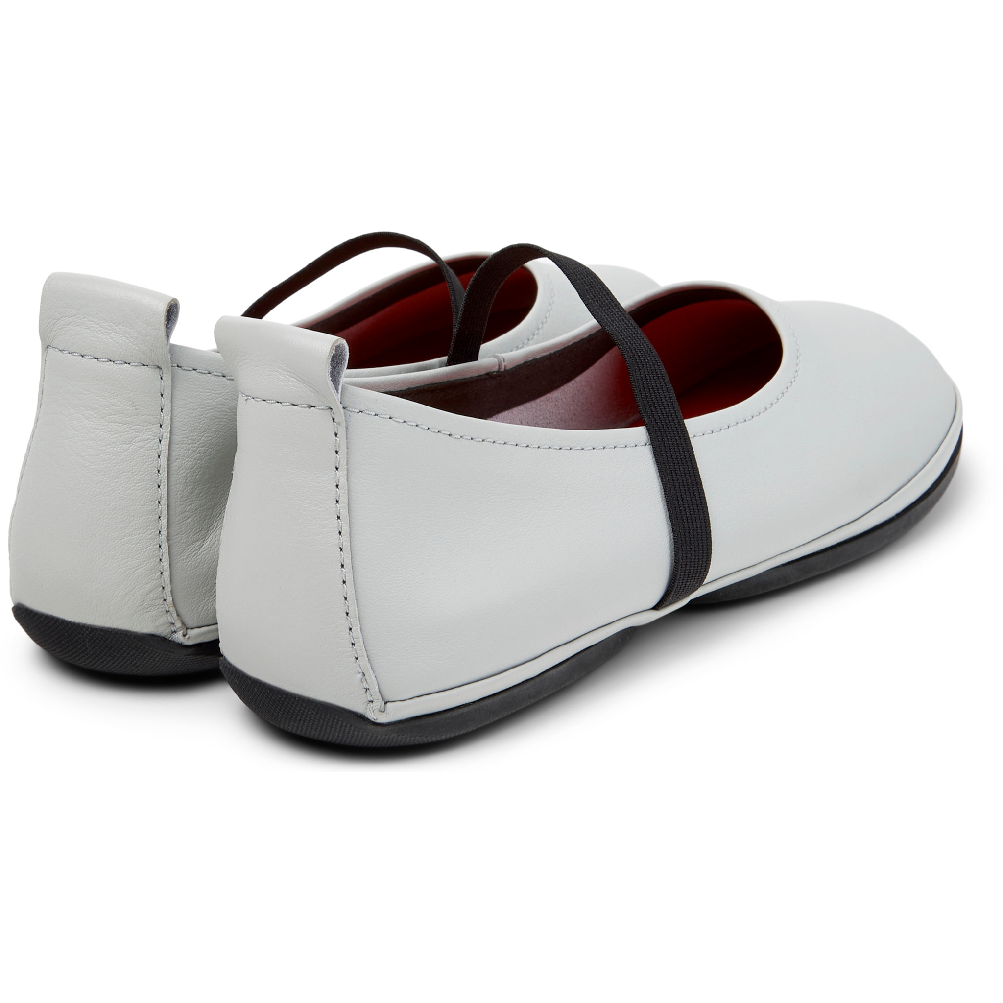 Bailarinas - CAMPER Right Nina - Gris - Cuero liso