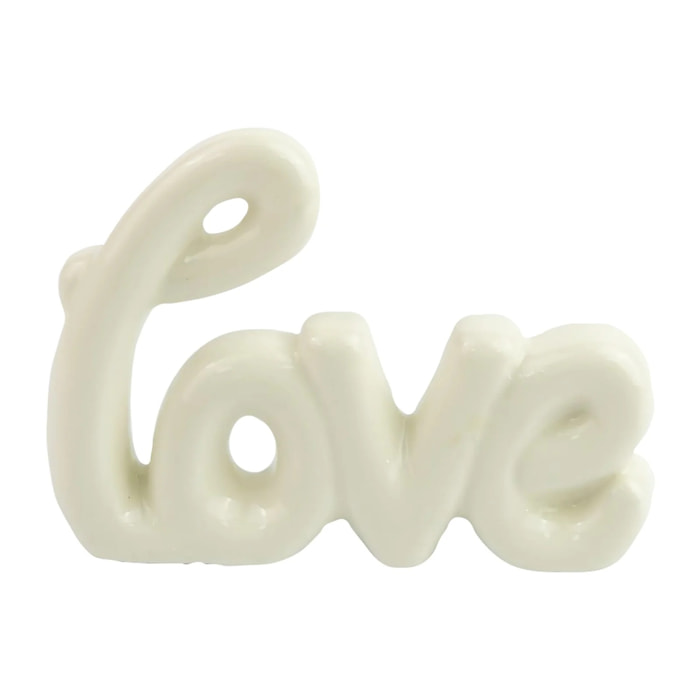 Tecnokit Decorazione scritta "LOVE" in ceramica