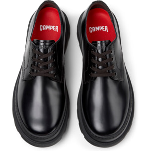 Scarpe stringate - CAMPER Brutus+ - Nero - Pelle liscia