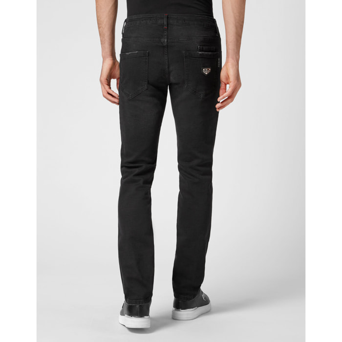 PHILIPP PLEIN Vaqueros Straight Fit ICONIC PLEIN