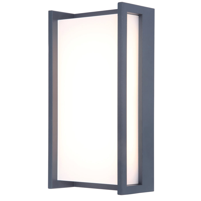 Applique murale secteur QUBO GREY LED H2