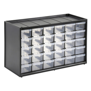 Boîte de rangement polyvalente avec 30 petits tiroirs