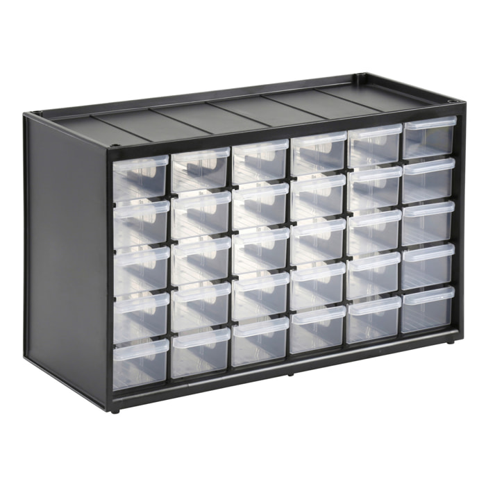 Boîte de rangement polyvalente avec 30 petits tiroirs