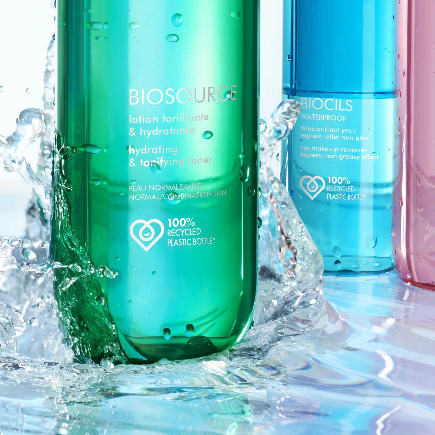 Biosource  - Lait Démaquillant et Purifiant pour les Peaux Normales à Mixtes 400 ml