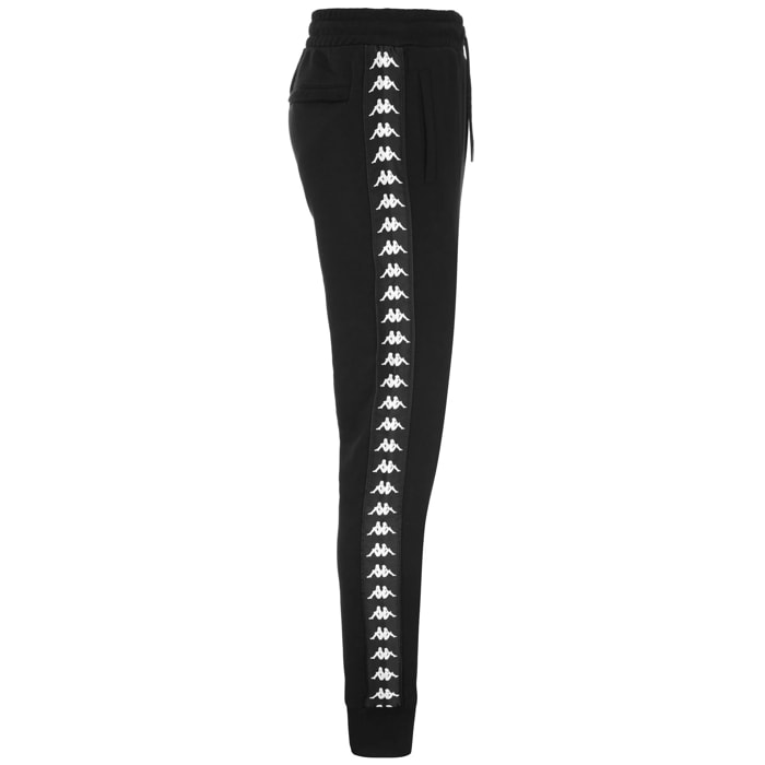 Kappa - Pantalones Hombre Negro - 222 BANDA ALANZ 2