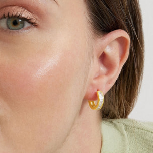 Pendientes Essential acabado oro amarillo 18k