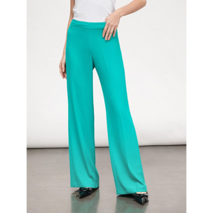 Motivi - Pantalones flare - Verde