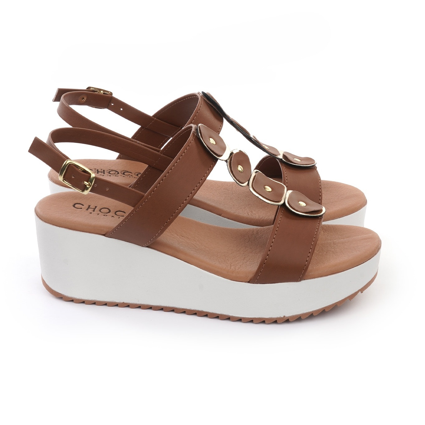 SANDALO ZEPPA SHAPES CUOIO