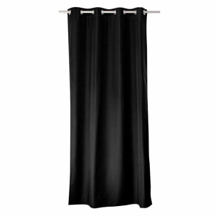 Rideau uni isolant et thermique - Noir