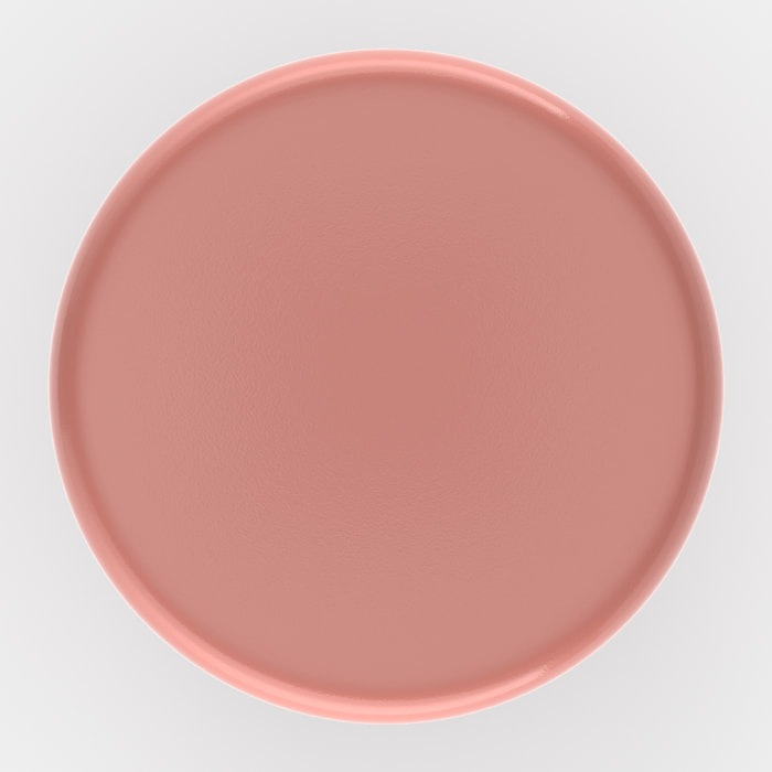 Table d'appoint ronde en métal rose D40 cm - Adélie