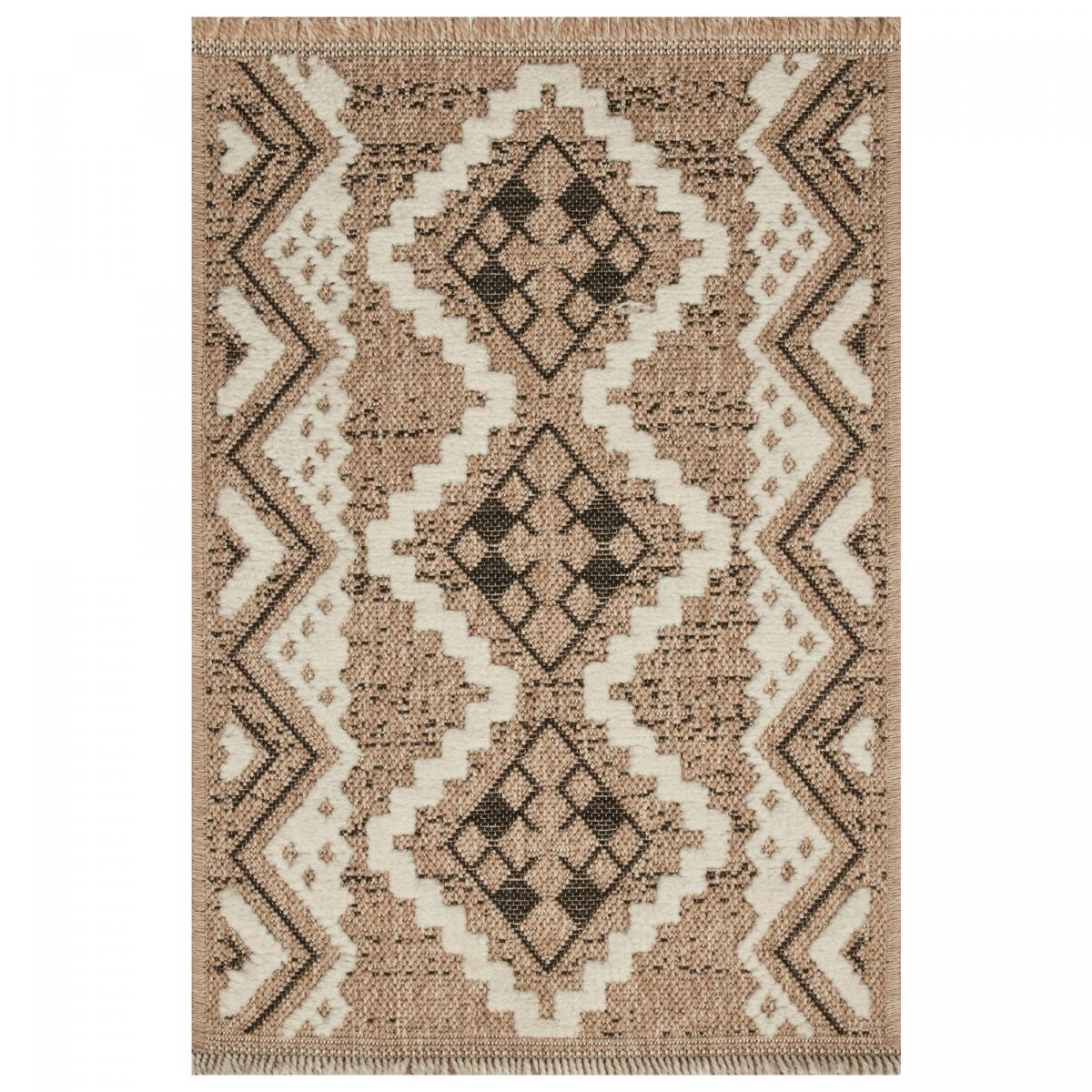 Tapis extérieur tissé kilim rectangle BUTA