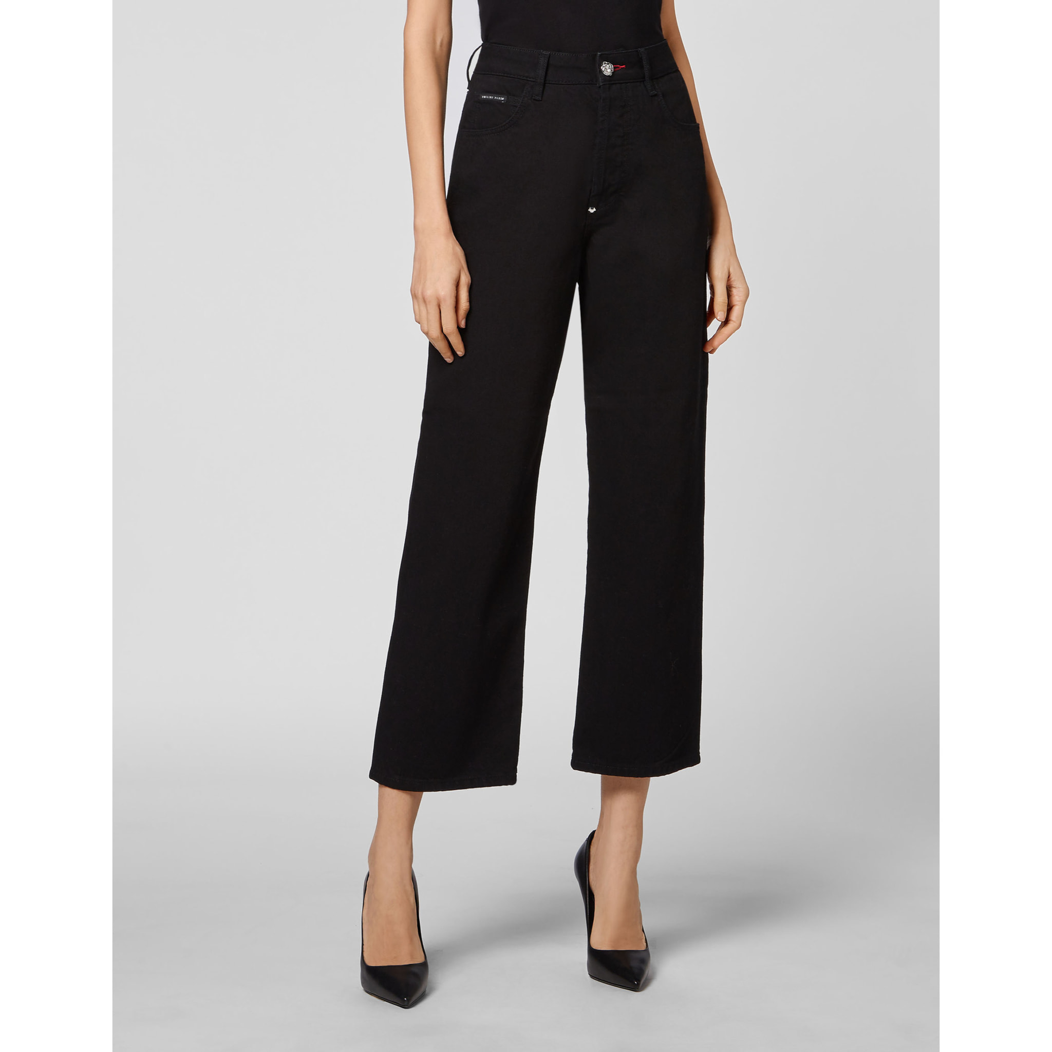 PHILIPP PLEIN Denim Trousers Loose Fit ICONIC PLEIN