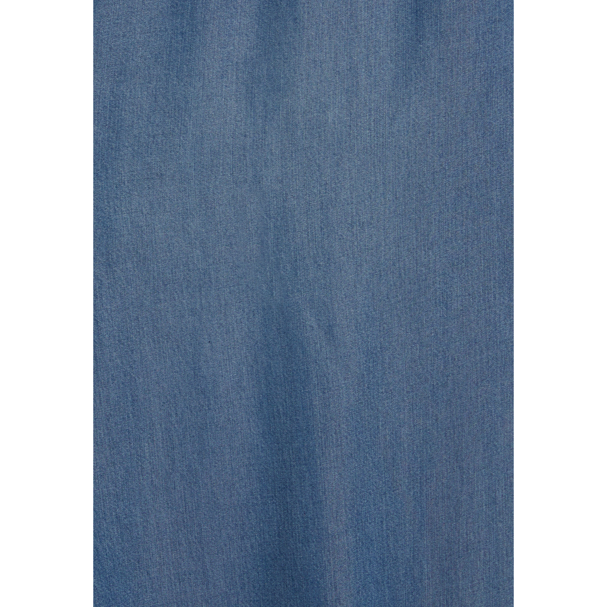 Pantaloni joggers in tessuto chambray effetto denim