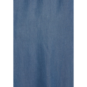 Pantaloni joggers in tessuto chambray effetto denim