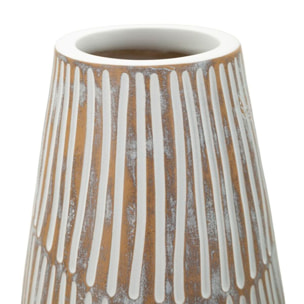 VASO RESINA HANOI CM Ø 17X47 (APERTURA CM Ø 6)