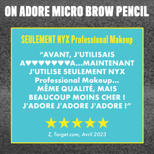 NYX Professional Makeup Micro Brow Pencil Crayon sourcils Ash Brown