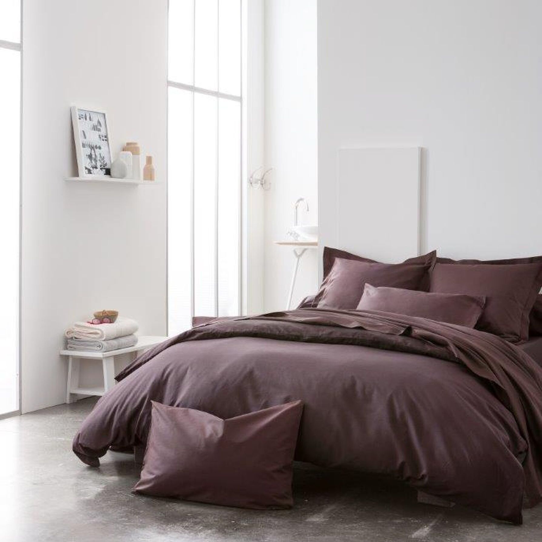 Housse De Couette 100 % coton Cacao