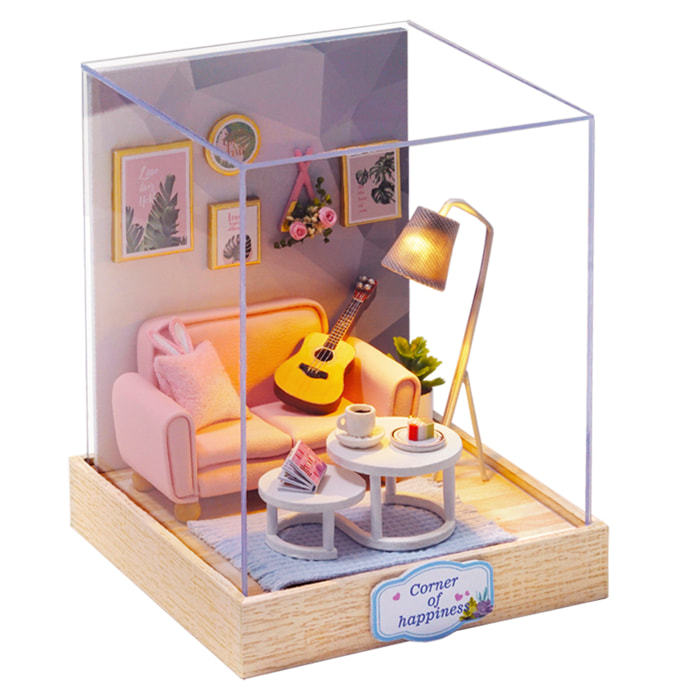 Maqueta miniatura 3D Tea Time 9x9x11,5 cm.