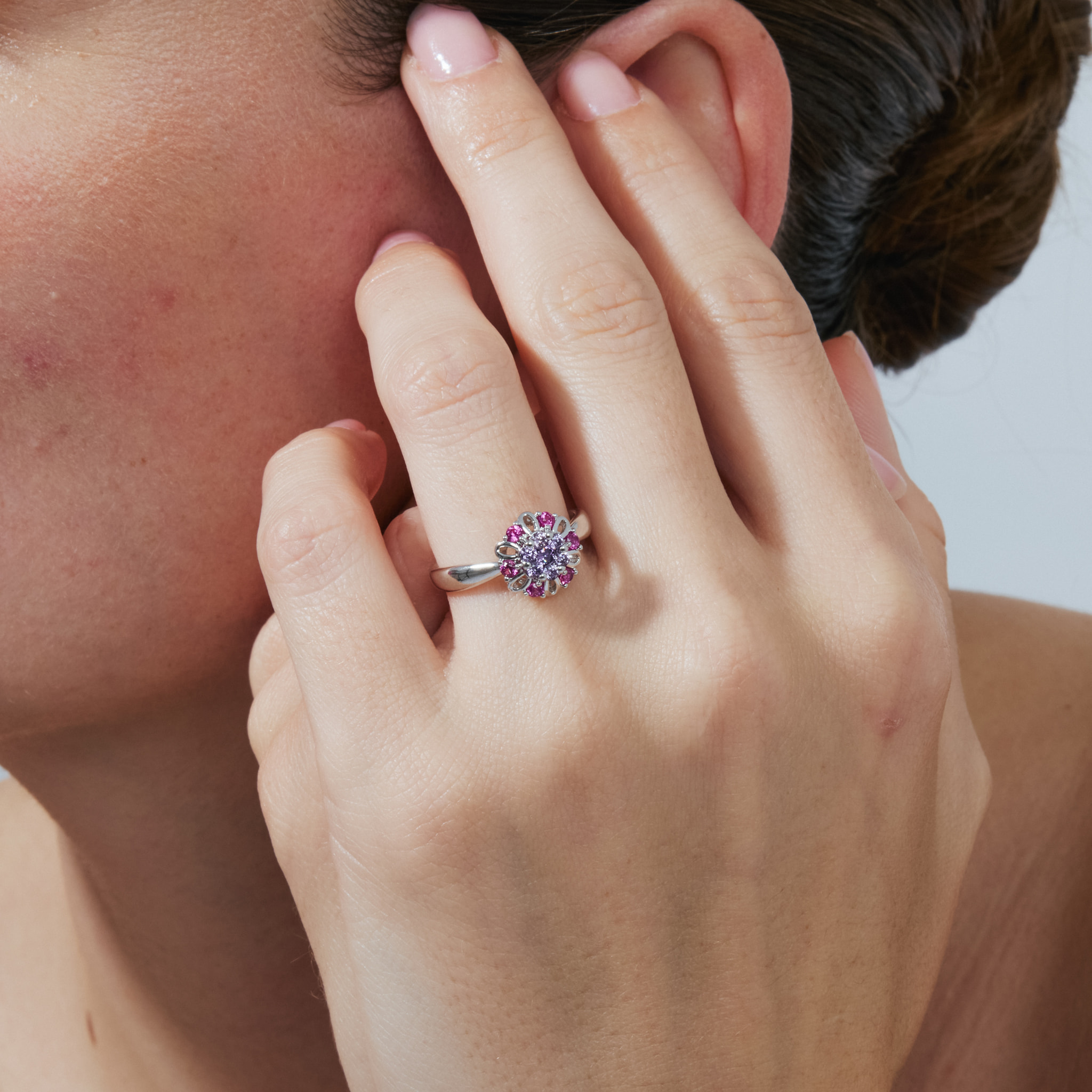 Anillo Goryah acabado plata