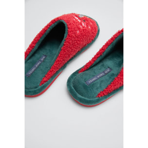 Pantofole per bambini "Non sono Babbo Natale"