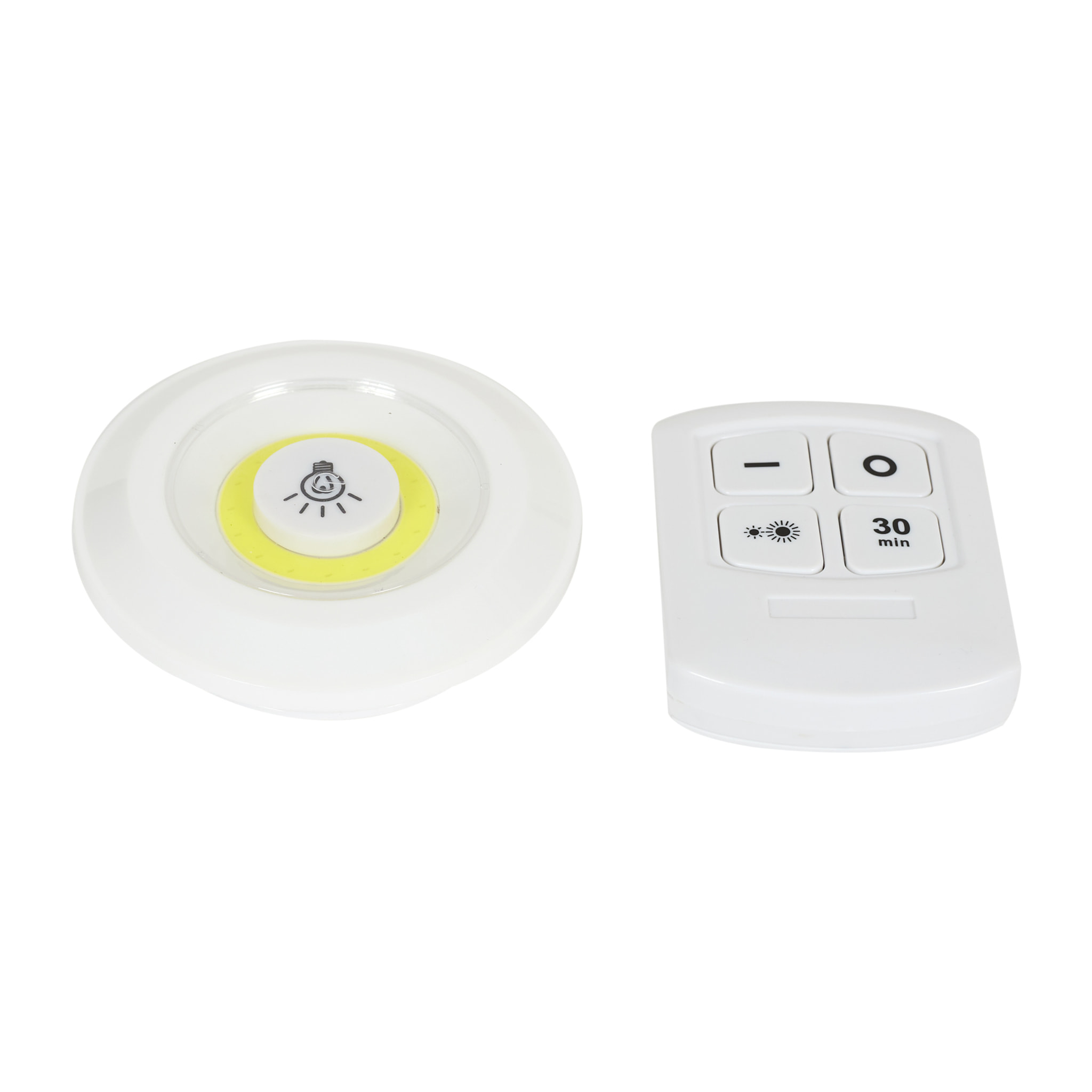 Lampe Cob A Pression X4 Avec Telecommande