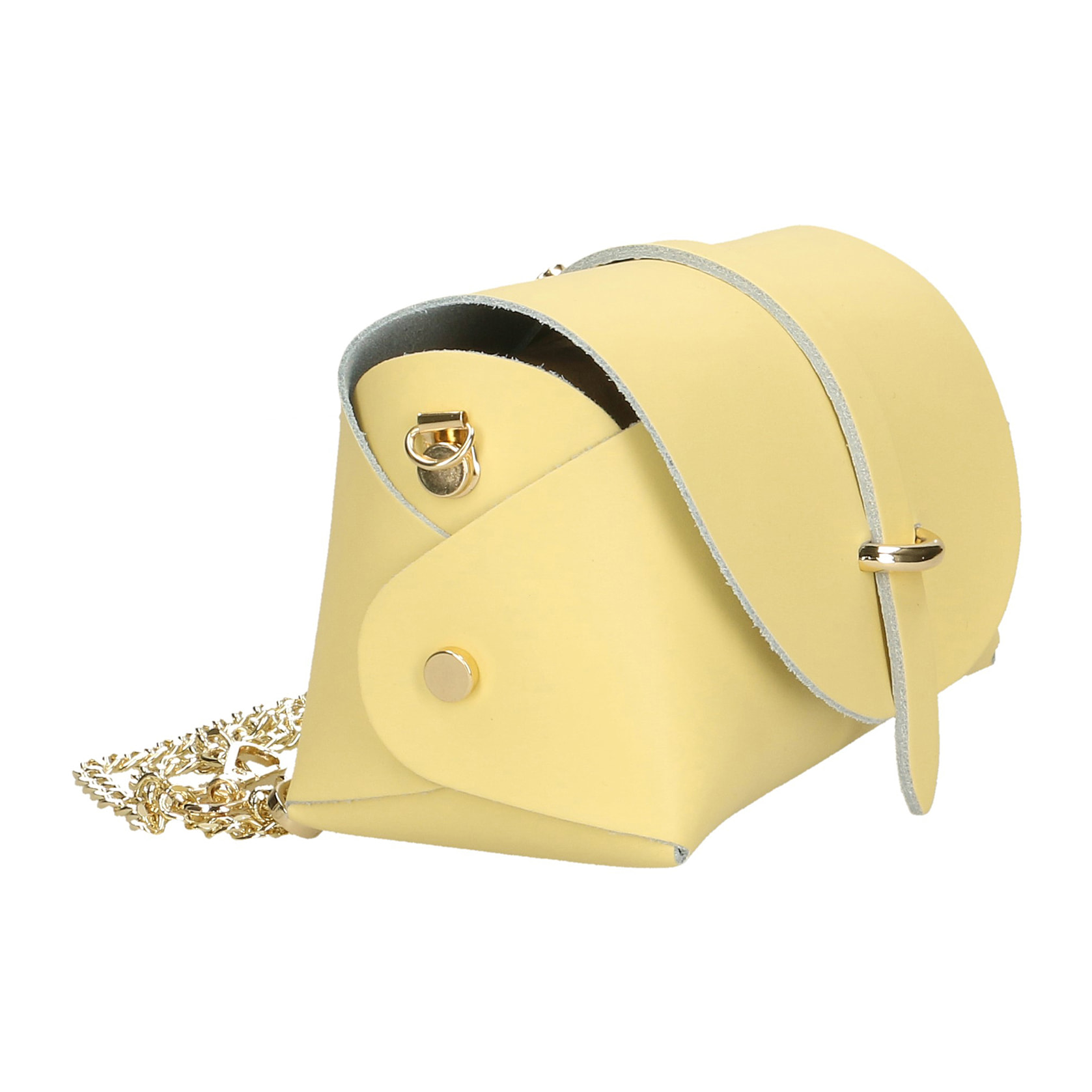 Chicca Borse Borsetta Clutch Giallo