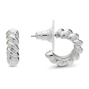 Pendientes Lux by Lux acabados en Rodio