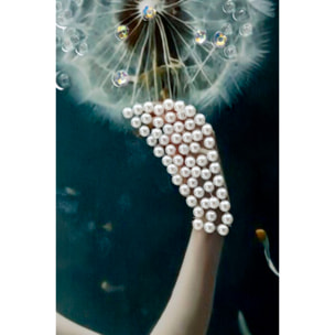 DIPINTO SU TELA LACCATO DANCING C/CORNICE -B- CM 72X4X102