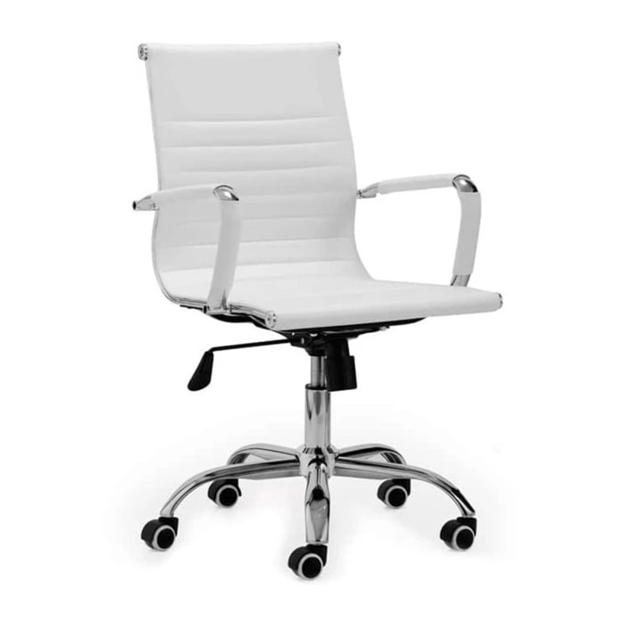 Silla de oficina Lucy Blanco