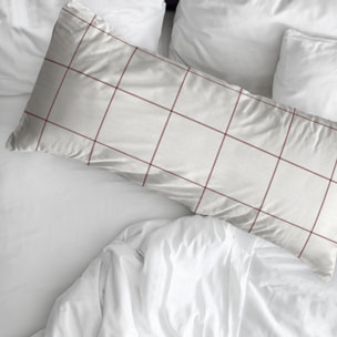 Taie d'oreiller Red Windowpana
