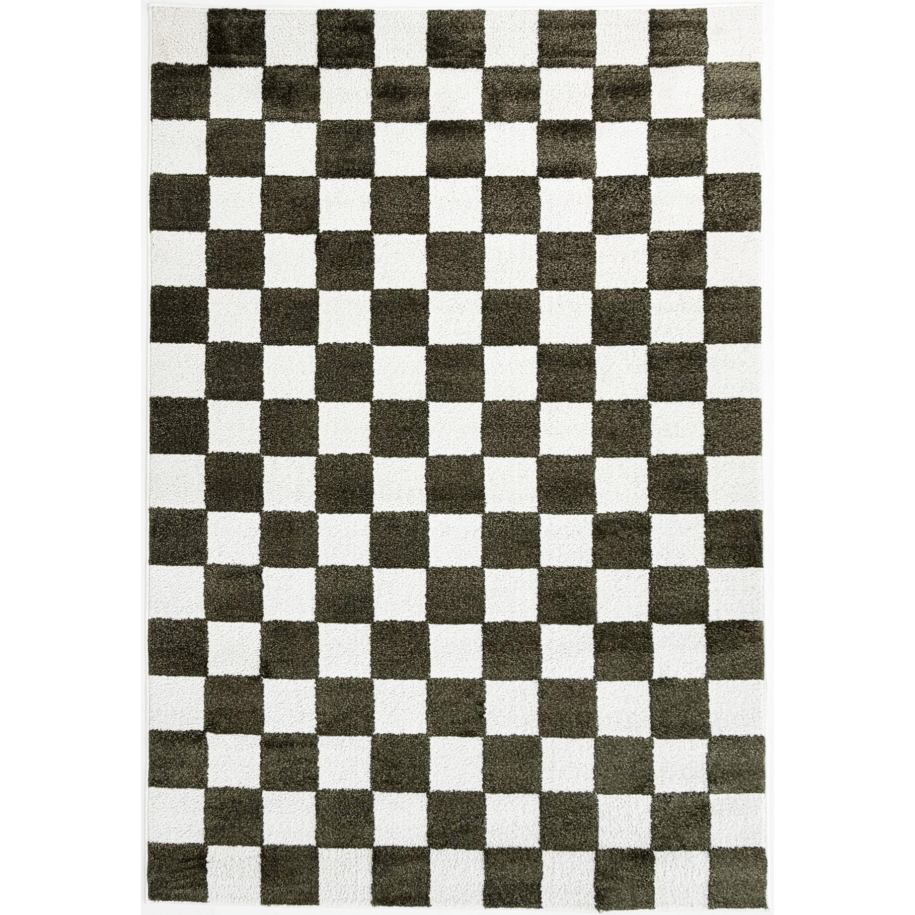 PANTONE - Tapis vert à motif damier TERRA DEL SOL