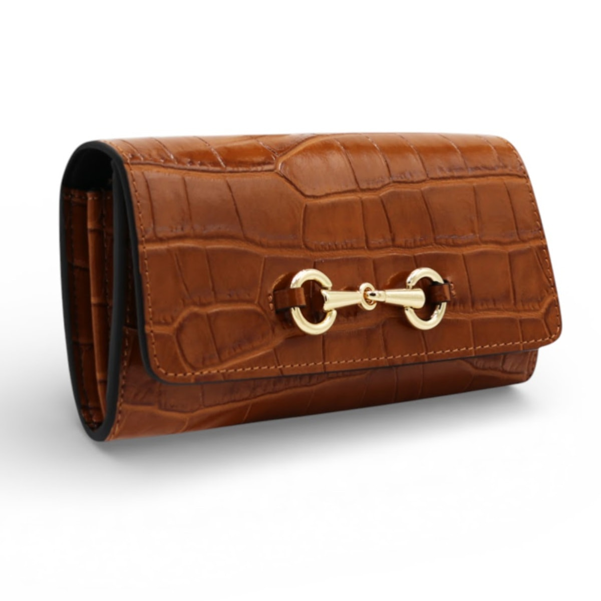 Portafoglio Cheval Firenze Grant Croc Cuoio