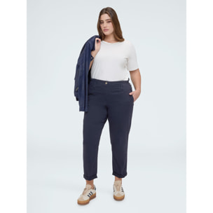 Fiorella Rubino - Camiseta de algodón con aplicaciones luminosas - Blanco