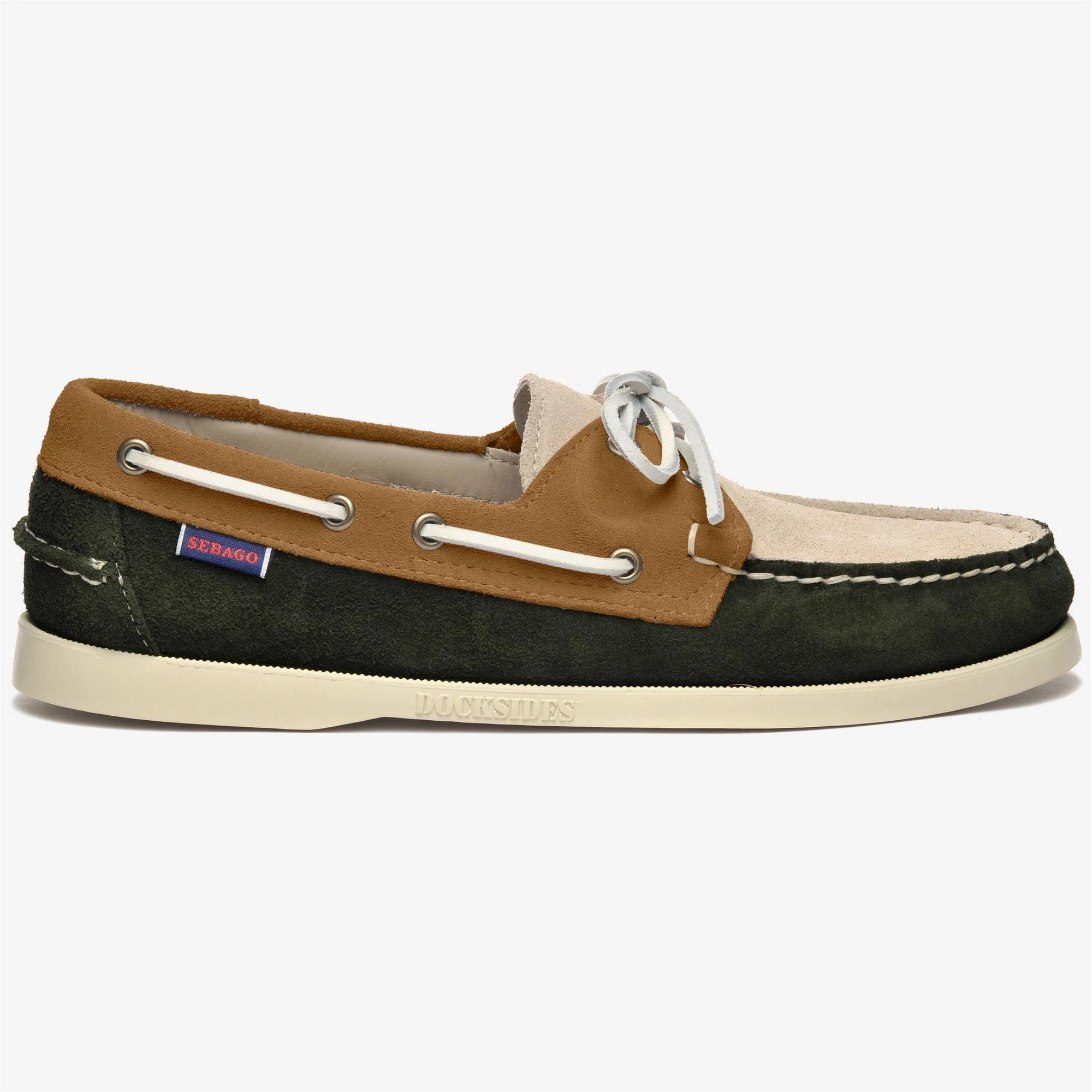 Sebago - Docksides Uomo Verde - Portland Jib