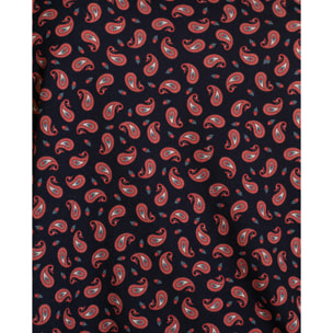 Blusa de mujer asimétrica estampada.