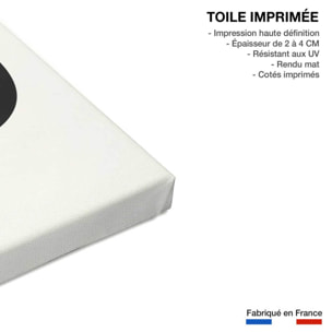 Tableau love panda Toile imprimée